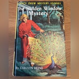 Nancy Drew Mystery Stories Book the hidden window mystery 1956